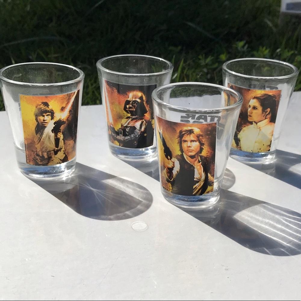 Retro Star Wars Shot Glasses Set Of 4